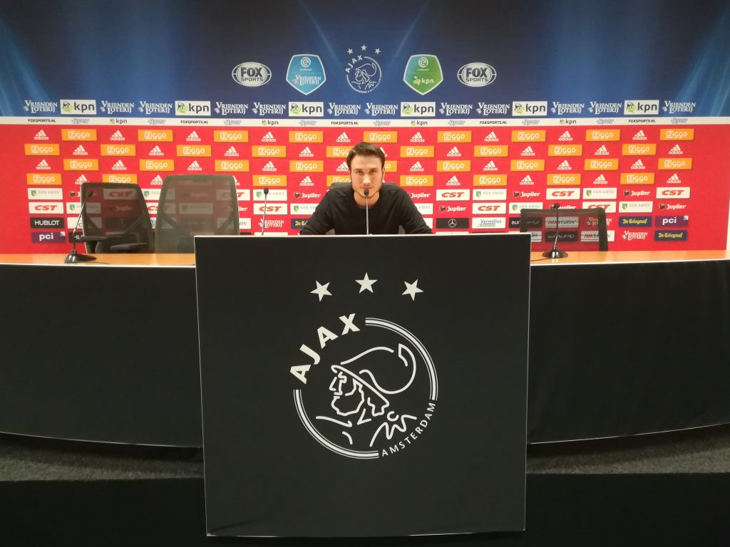 Marko u konferencijskoj hali Ajax FC-a